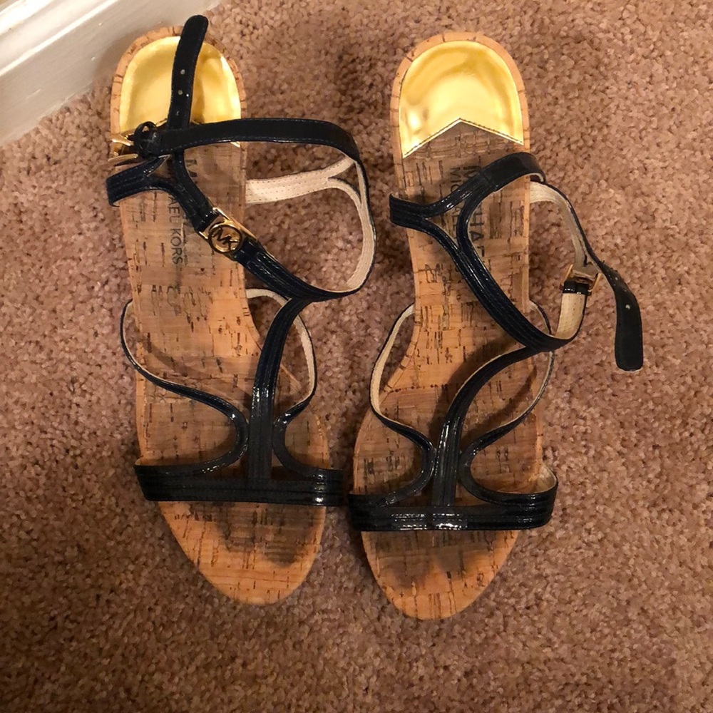 Michael Kors strap wedges